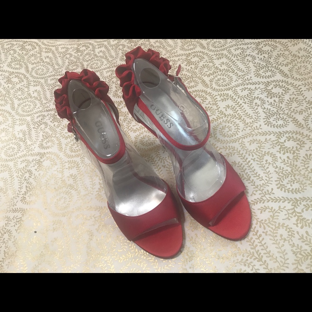 Sexy red Guess shoes